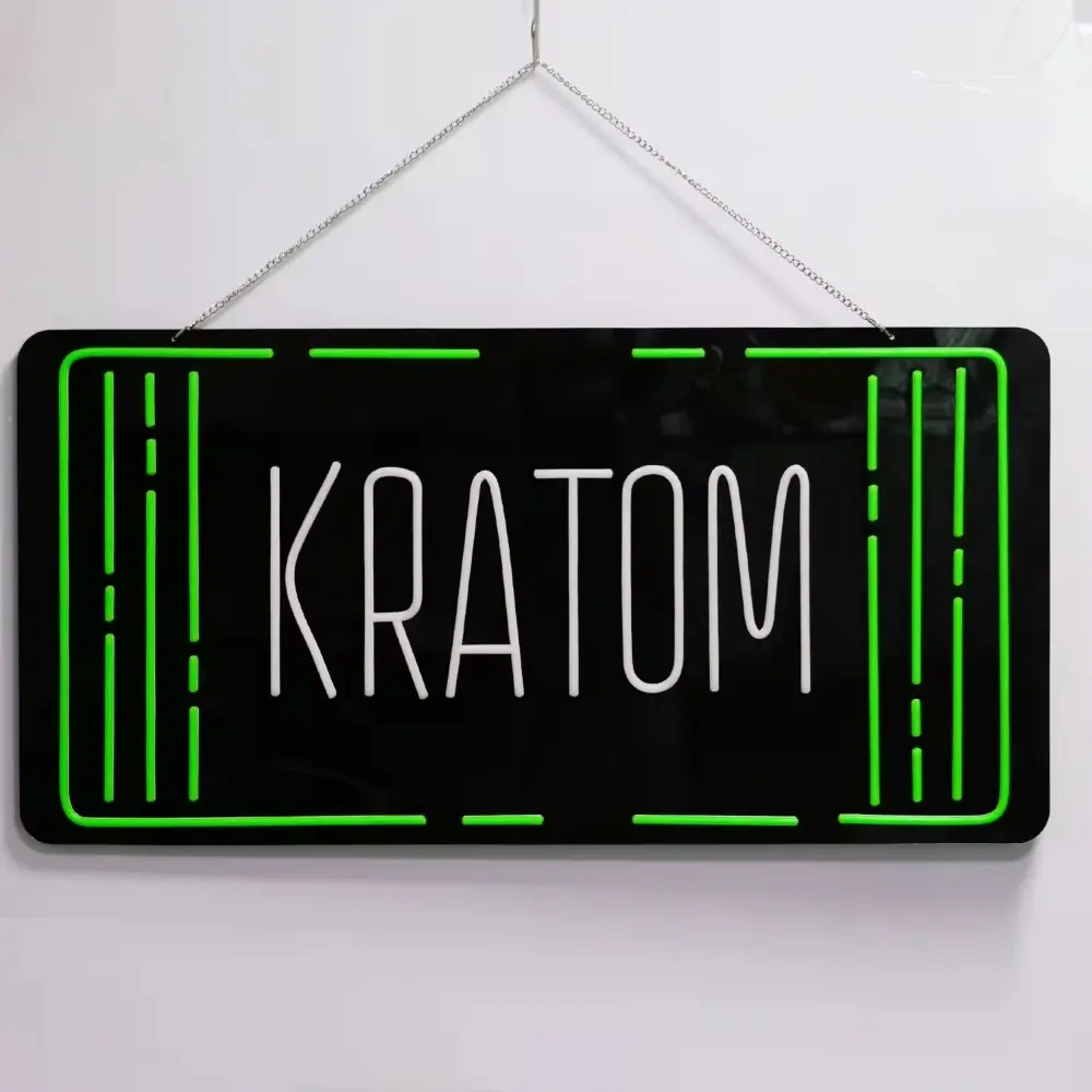 [Q-4291-05] WINDOW SIGN LED NEON (KRATOM)