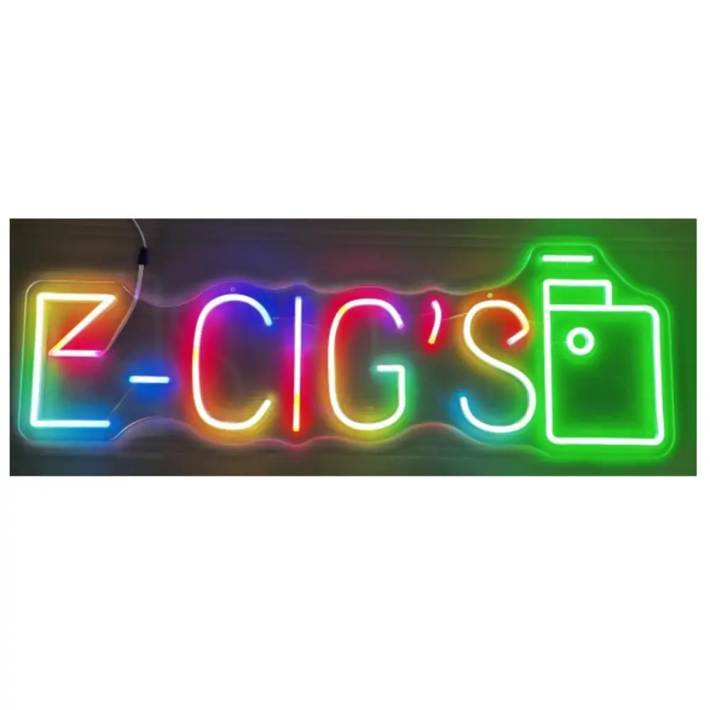 [Q-4291-03] WINDOW SIGN LED NEON (E-CIG'S)