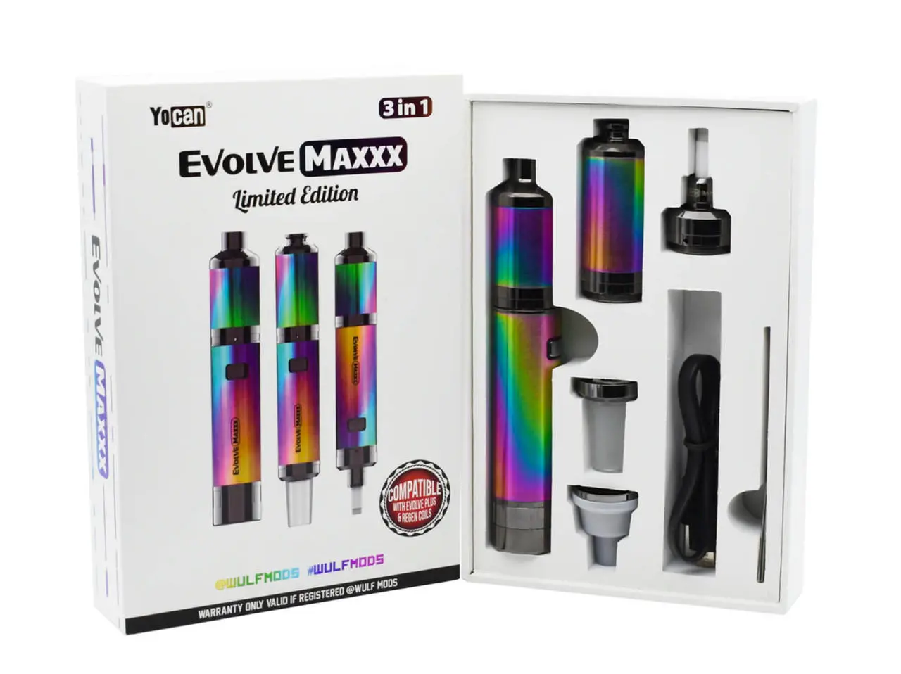 [Q-4117] WULF EVOLVE MAXXX 3-IN-1 (TEAL + BLACK SPLATTER)