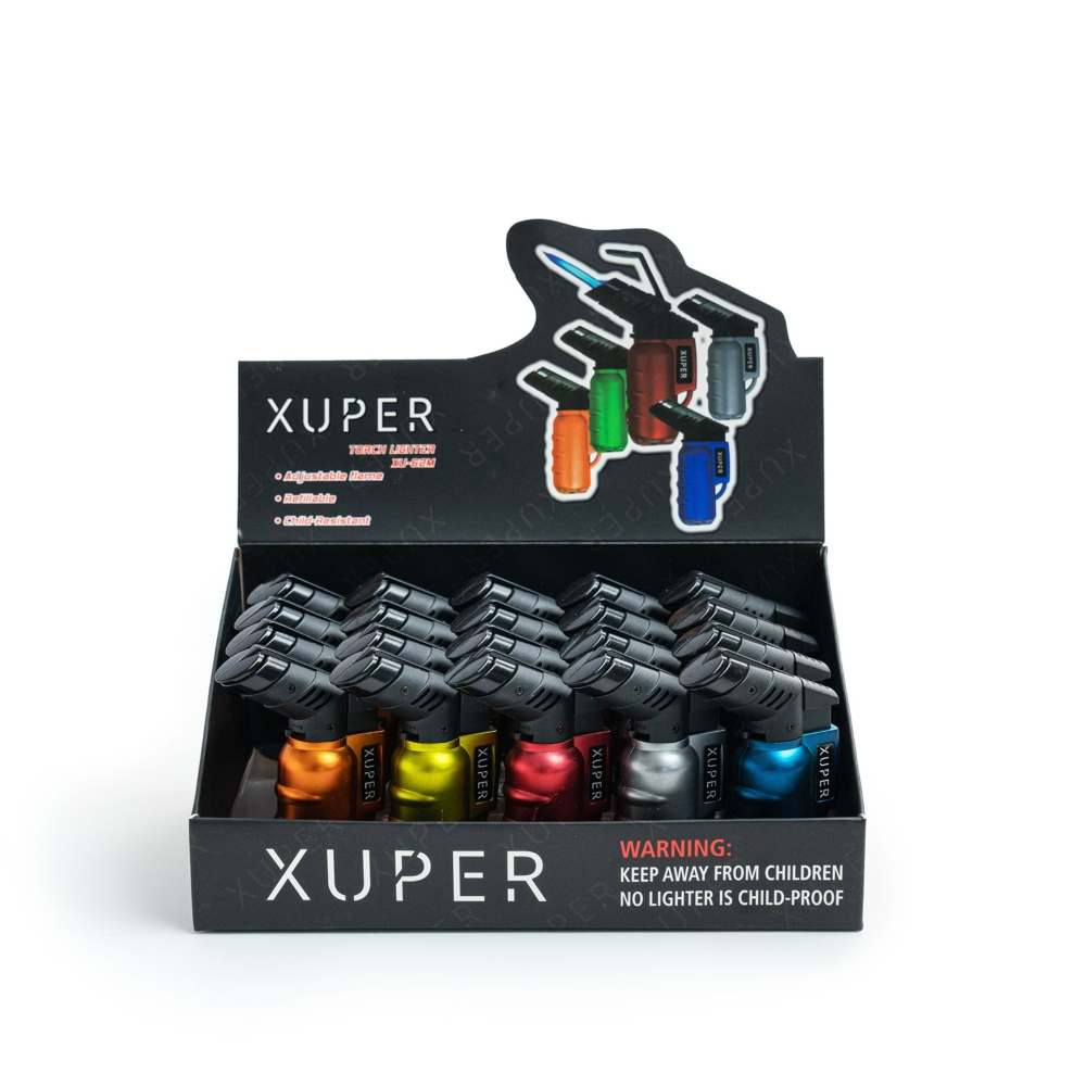 [Q-4183] Xuper MINI TORCH 20CT Per Display (Transparent)