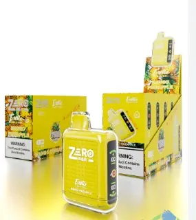 [Q-4198-10] ZERO BAR 13ML 7500 PUFFS ZERO NICOTINE DISPOSABLE (Mango Pineapple)