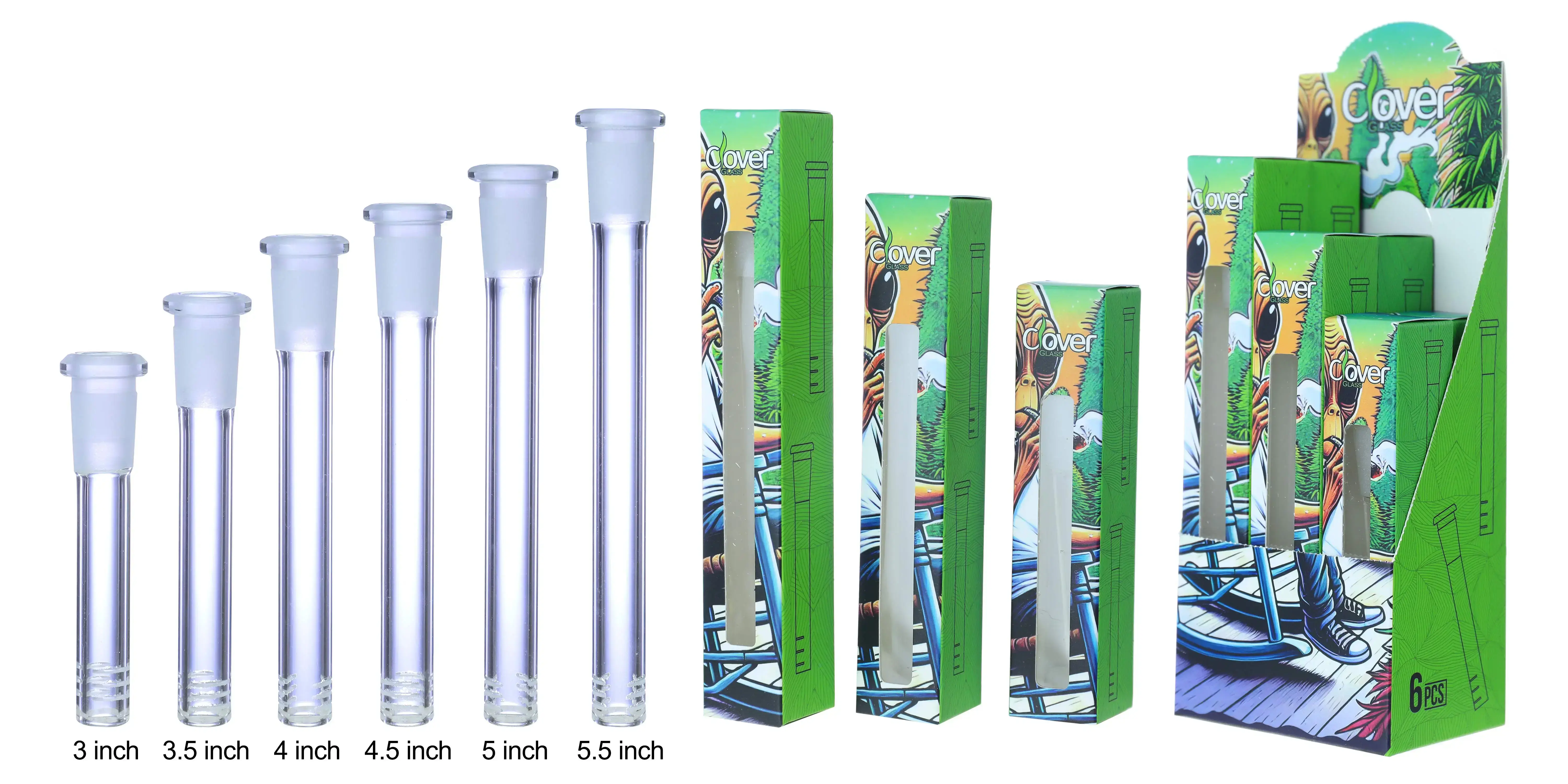 [T-1386-01] Clover DownSteam Display 6 Sizes 3" to 5.5" 6PC Display (DS-31)