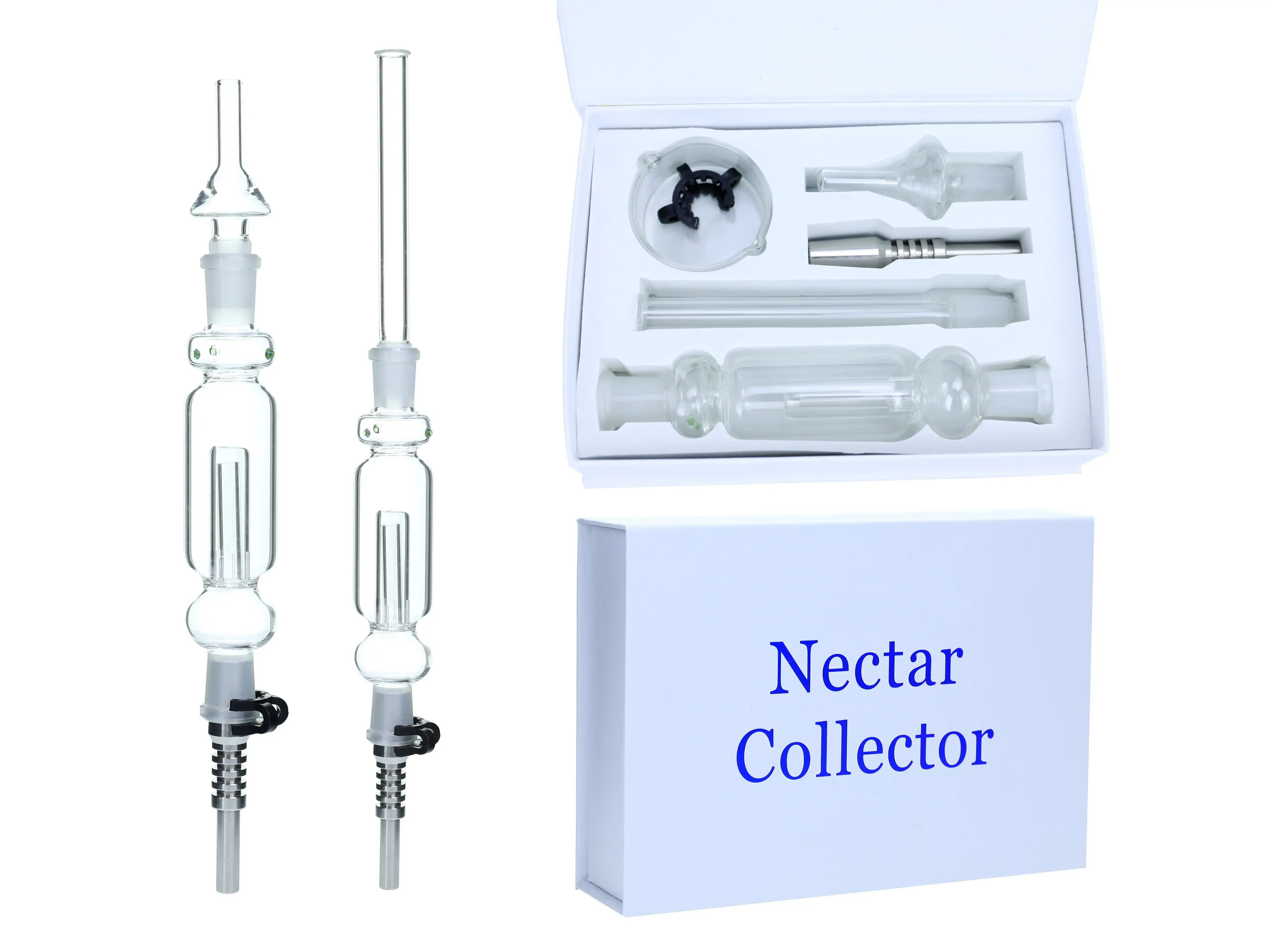 [T-1376-15] Clover Nectar Collector Mix Color Ceramic Nail A Display (NC-03)