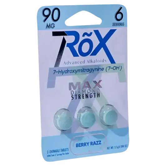[T-1326-03] 7ROX 7Hydroxy Tablets 50mg 3PK (Apple Mint)