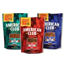 [T-1518-05] AMERICAN CLUB RED PIPE TOBACCO (6OZ, Blue)