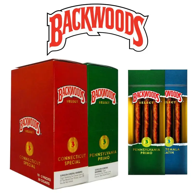[T-1529-03] Backwoods Select Cigars 3PK - 10 / Display (PHILIPPINES PRESTIGE)