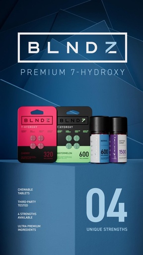 [T-1601-04] Blendz 7Series 4 Taplets 150mg per 10ct (Peach)