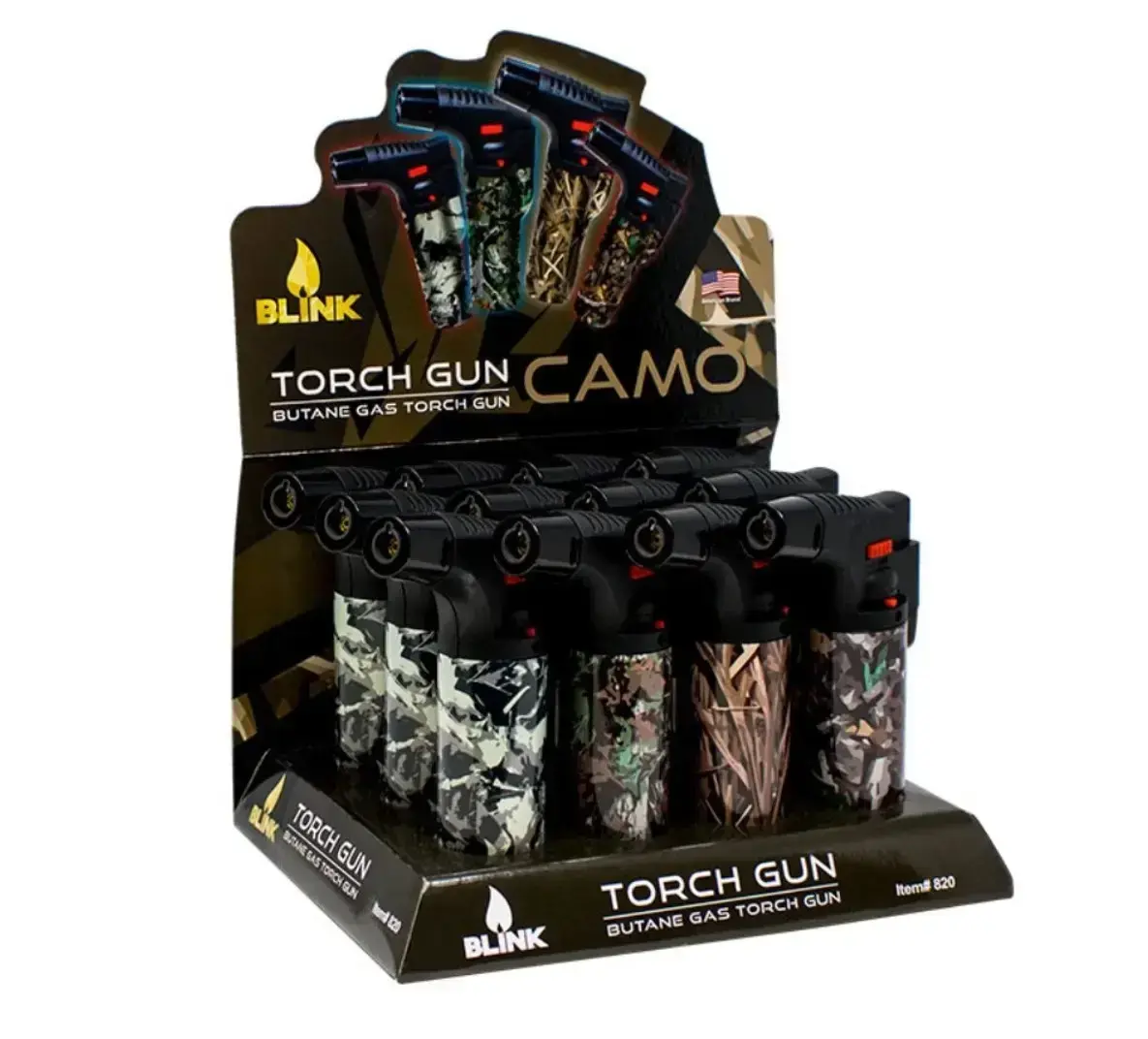 [Q-1455-06] BLINK MED TORCH - 12CT (CAMO THEME)