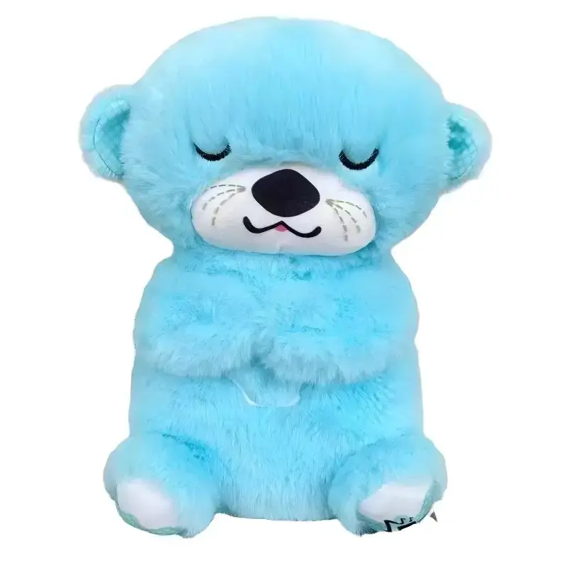 [T-1417-03] Breathing Bear Stuffed Animal for Anxiety Relief (Stitch)