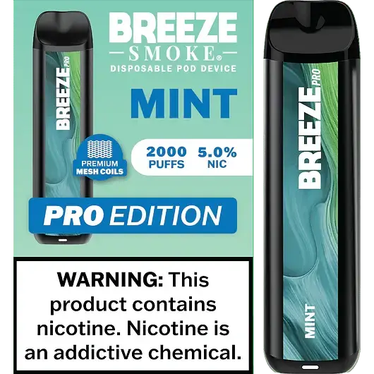 BREEZE PRO 2000 PUFF DISPOSABLE VAPE 10ML