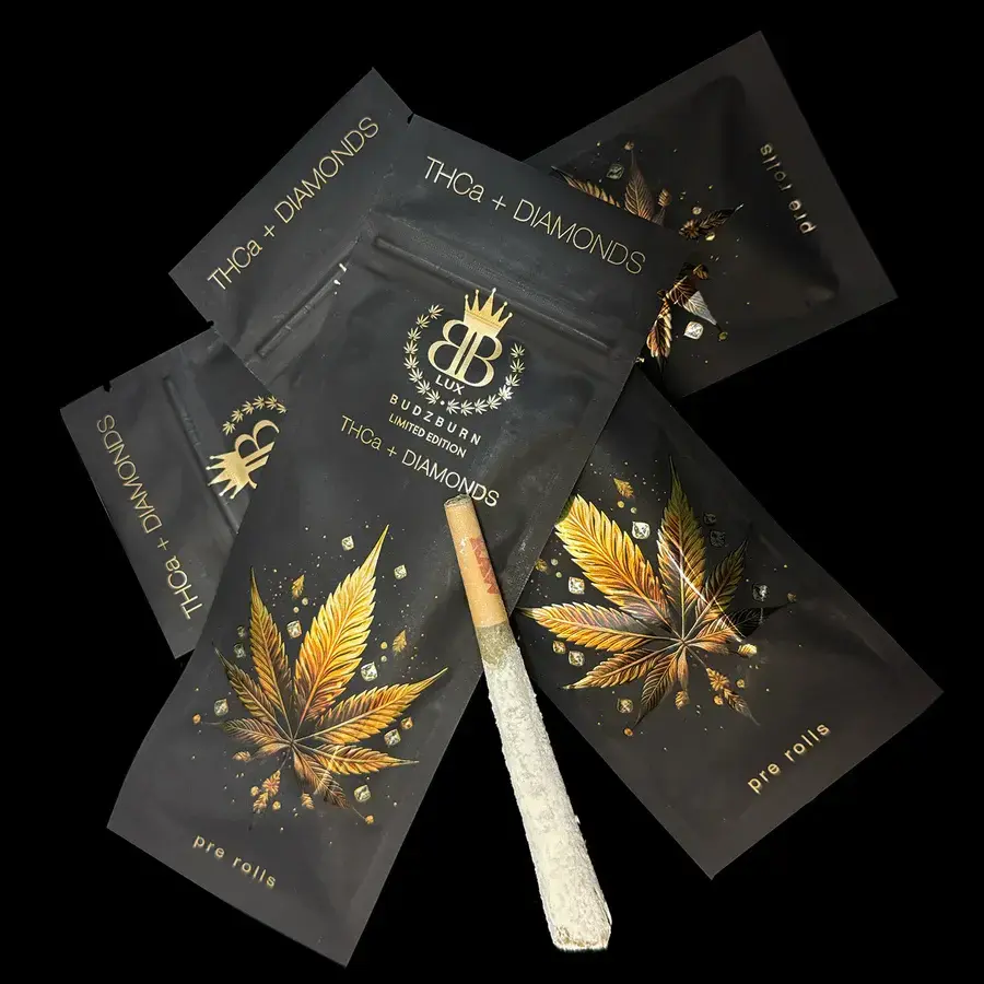[Q-4772-03] Budz Burn 2G Diamond Dipped Pre-Roll - 10ct Box (Indica)