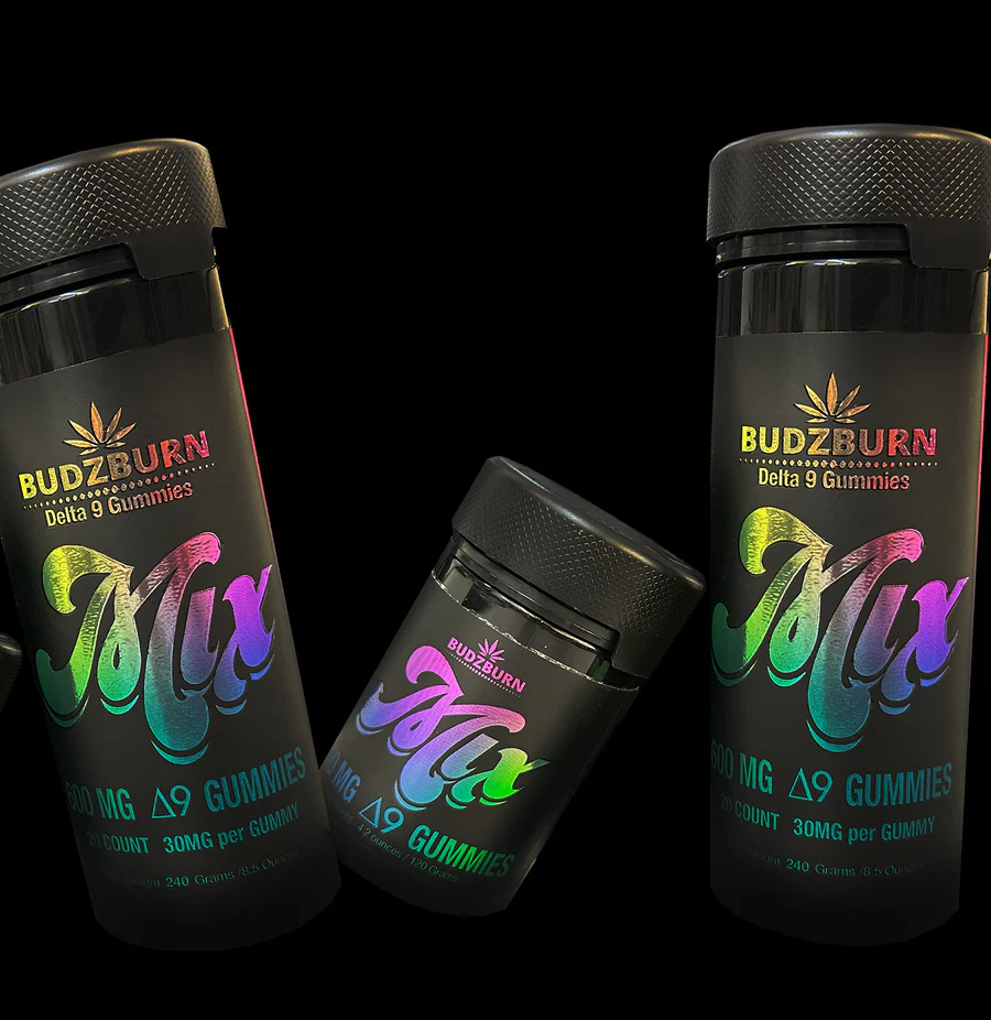 [Q-4770-01] Budz Burn Delta 9 Gummies Jar (300mg - 10ct)