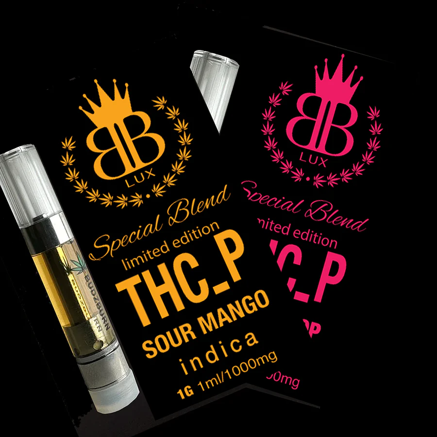 [Q-4764-09] Budz Burn THC-P 1G Vape Cart 5PK (Sour Mango)