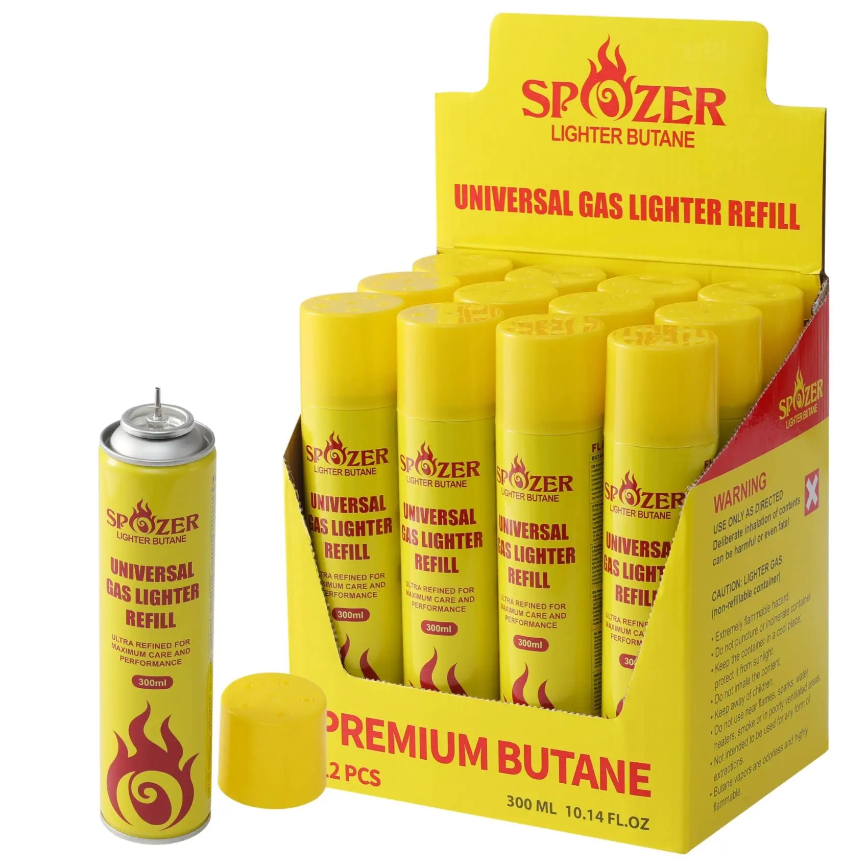 BUTANE GAS UNIVERSAL LIGHTER REFILL 300ML