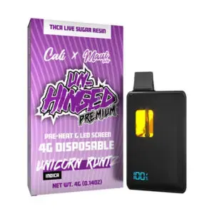 [T-1589-03] Cali Extract Unhinged THCA Live Sugar Resin 4G Disposable 6PK (Unicorn Runtz)