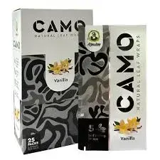 [Q-1544-04] CAMO LEAF WRAP 25/5PK (Vanilla)