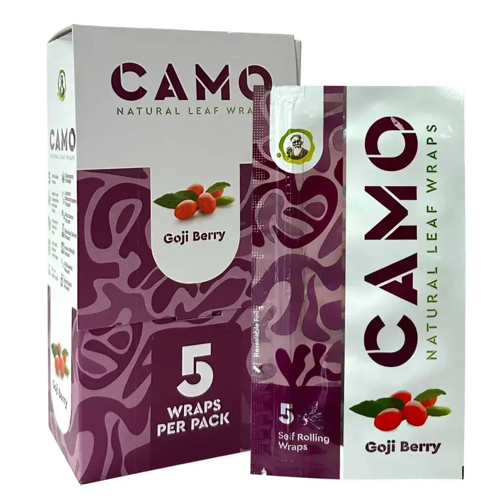 [Q-1544-08] CAMO LEAF WRAP 25/5PK (Goji Berry)