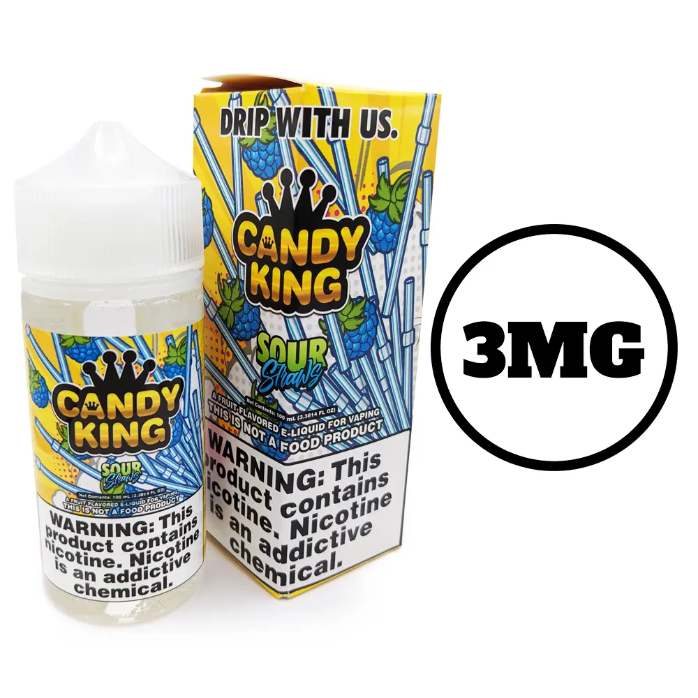 [Q-1545-27] CANDY KING 100ML (3mg, Sour Straws)