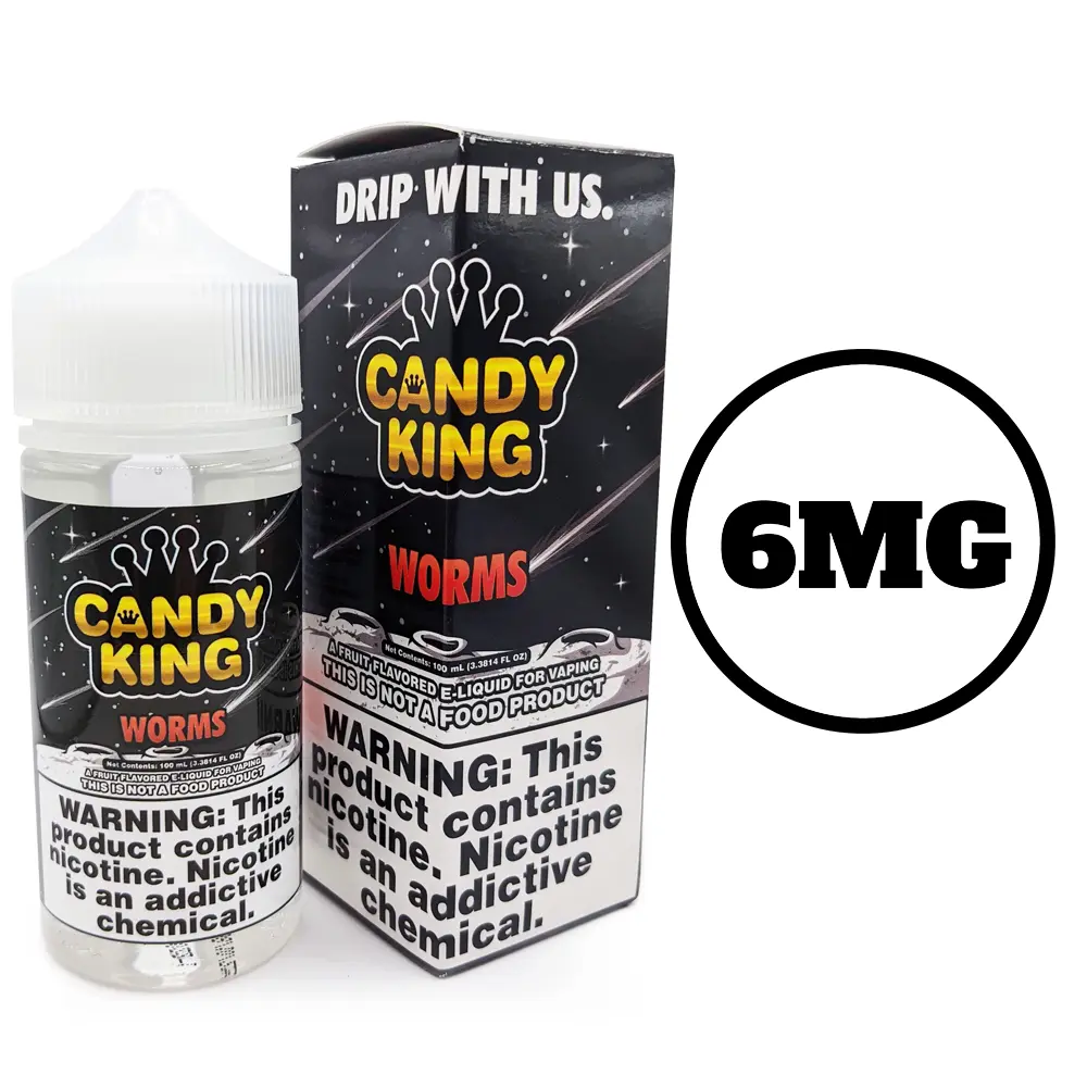 [Q-1545-16] CANDY KING 100ML (6mg, Worms)