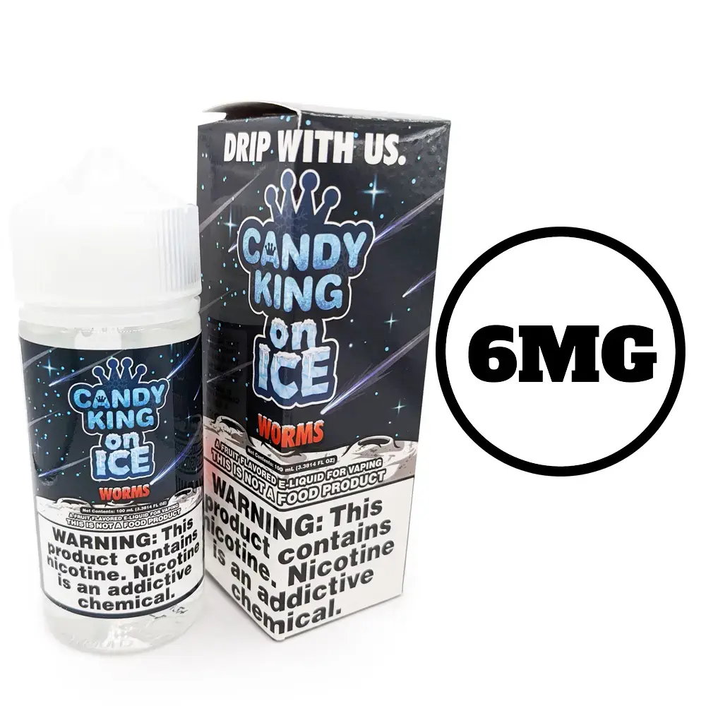 [Q-1545-44] CANDY KING 100ML (6mg, Worms Ice)