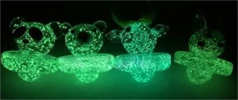[Q-4226-03] CARB CAP 3PK (BEAR GLOW IN THE DARK)