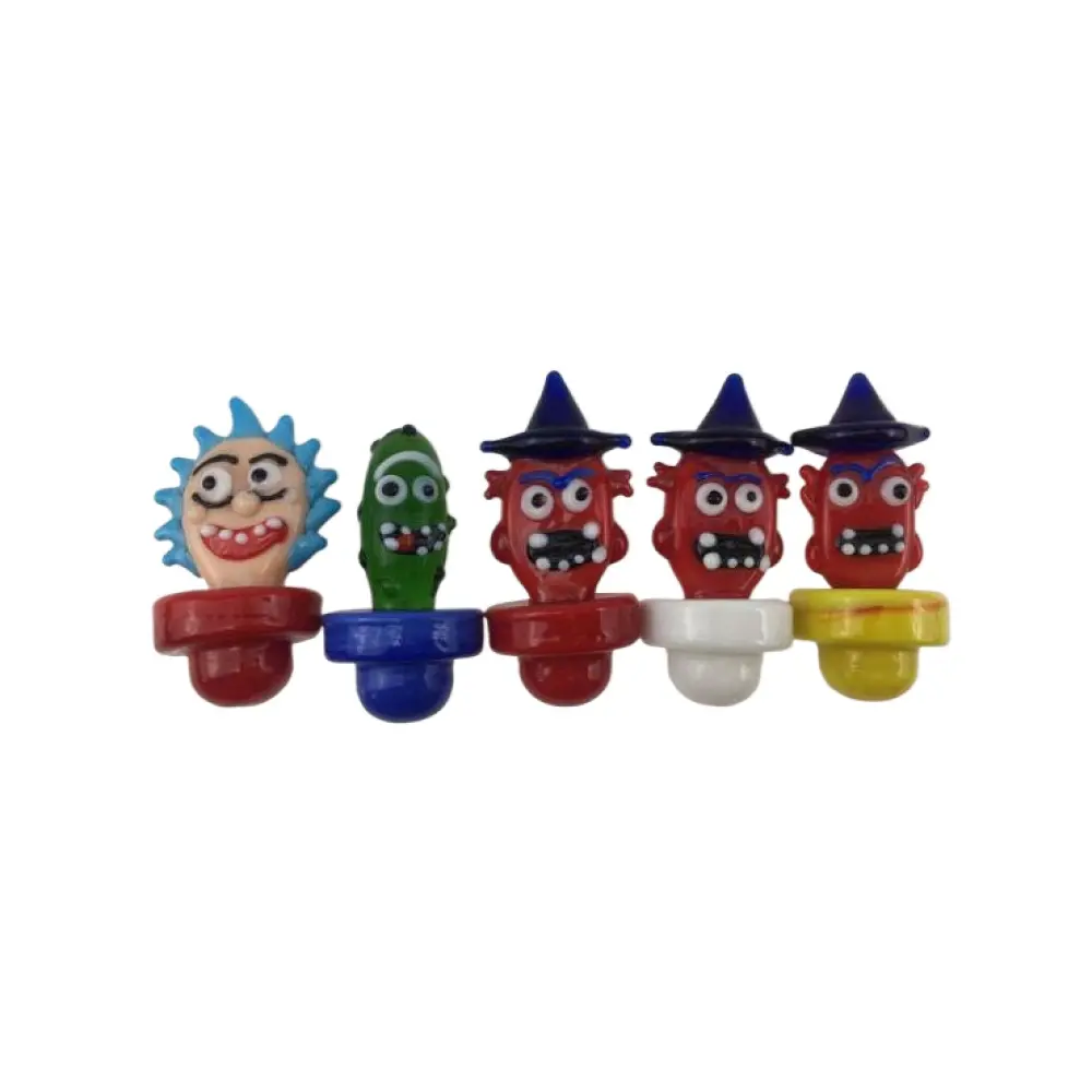 [Q-4226-06] CARB CAP 3PK (CERAMIC CARTOON)