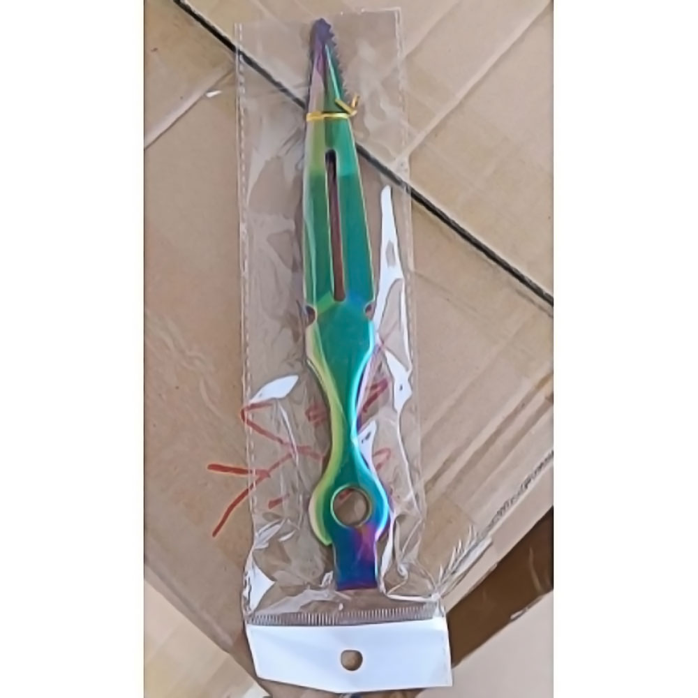 CHARCOAL TONGS NINJA KNIFE SHAPE