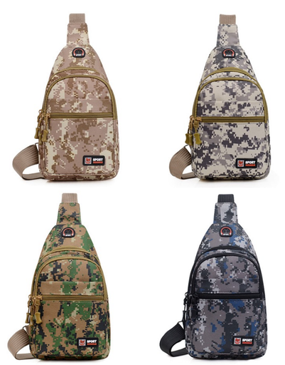 [T-1398-03] Chest Bag Multi Color (Green)