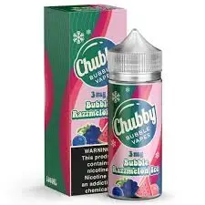 [Q-1597-10] CHUBBY BUBBLE 100ML (6MG, Bubble Razzmelon Ice)
