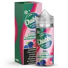 [Q-1597-10] CHUBBY BUBBLE 100ML (6MG, Bubble Razzmelon Ice)
