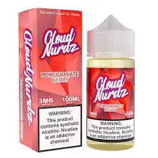 [Q-1625-04] CLOUD NURDZ 100ML (3mg, Pomegranate Berry)