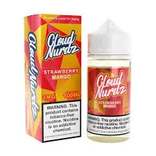 [Q-1625-12] CLOUD NURDZ 100ML (3mg, Strawberry Mango)