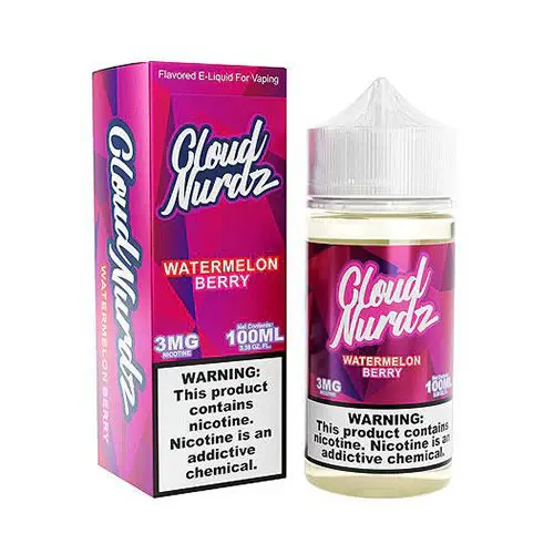 [Q-1625-19] CLOUD NURDZ 100ML (3mg, Watermelon Berry)