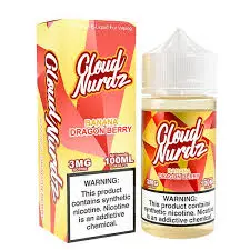 [Q-1625-03] CLOUD NURDZ 100ML (6mg, Banana Dragonberry)