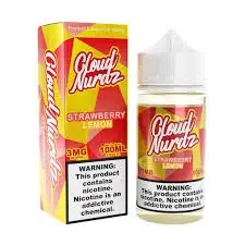 [Q-1625-10] CLOUD NURDZ 100ML (6mg, Strawberry Lemon)