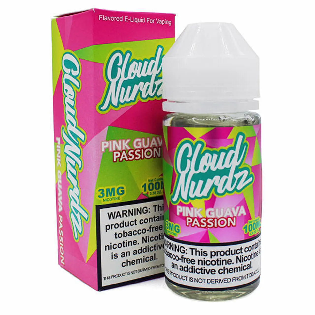 [Q-1625-33] CLOUD NURDZ 100ML (6mg, Pink Guava Passion)