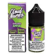[Q-1627-15] CLOUD NURDZ SALTS 30ML (50MG, Grape Apple)