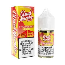 [Q-1627-18] CLOUD NURDZ SALTS 30ML (50MG, Strawberry Lemon)