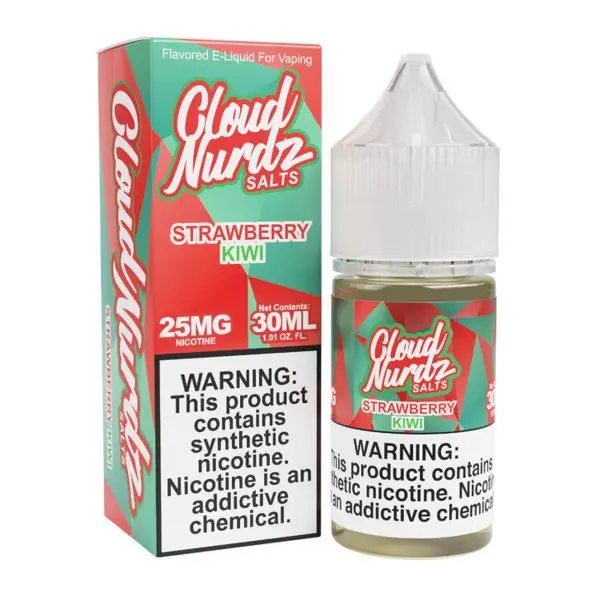 [Q-1627-08] CLOUD NURDZ SALTS 30ML (50MG, Strawberry Kiwi)