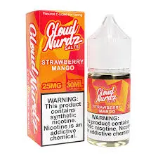 [Q-1627-26] CLOUD NURDZ SALTS 30ML (25MG, Strawberry Mango)