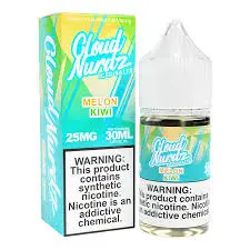 [Q-1628-15] CLOUD NURDZ SALTS ICED 30ML (50MG, Kiwi Melon)