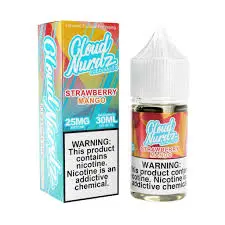 [Q-1628-21] CLOUD NURDZ SALTS ICED 30ML (50MG, Strawberry Mango)
