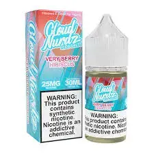 [Q-1628-08] CLOUD NURDZ SALTS ICED 30ML (25MG, Very Berry Hibiscus)