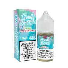 [Q-1628-28] CLOUD NURDZ SALTS ICED 30ML (25MG, Guava Passion Fruit)