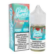 [Q-1628-36] CLOUD NURDZ SALTS ICED 30ML (25MG, Strawberry Kiwi)