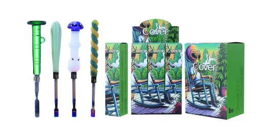 [Q-4846-09] Clover Dab Tools Glass 6PK a Display Mix Color (Style#36)