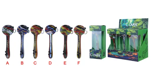 [T-1375-02] CLOVER HAND PIPE AMERICAN COLOR ROD 6PK DISPLAY (4Inch WPF-533)