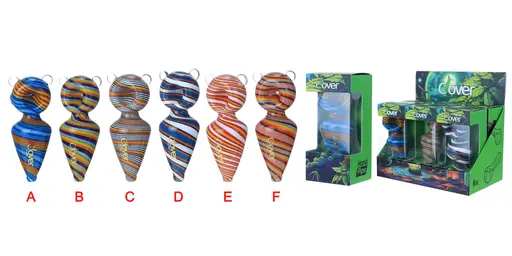 [T-1375-03] CLOVER HAND PIPE AMERICAN COLOR ROD 6PK DISPLAY (4Inch WPF-622)