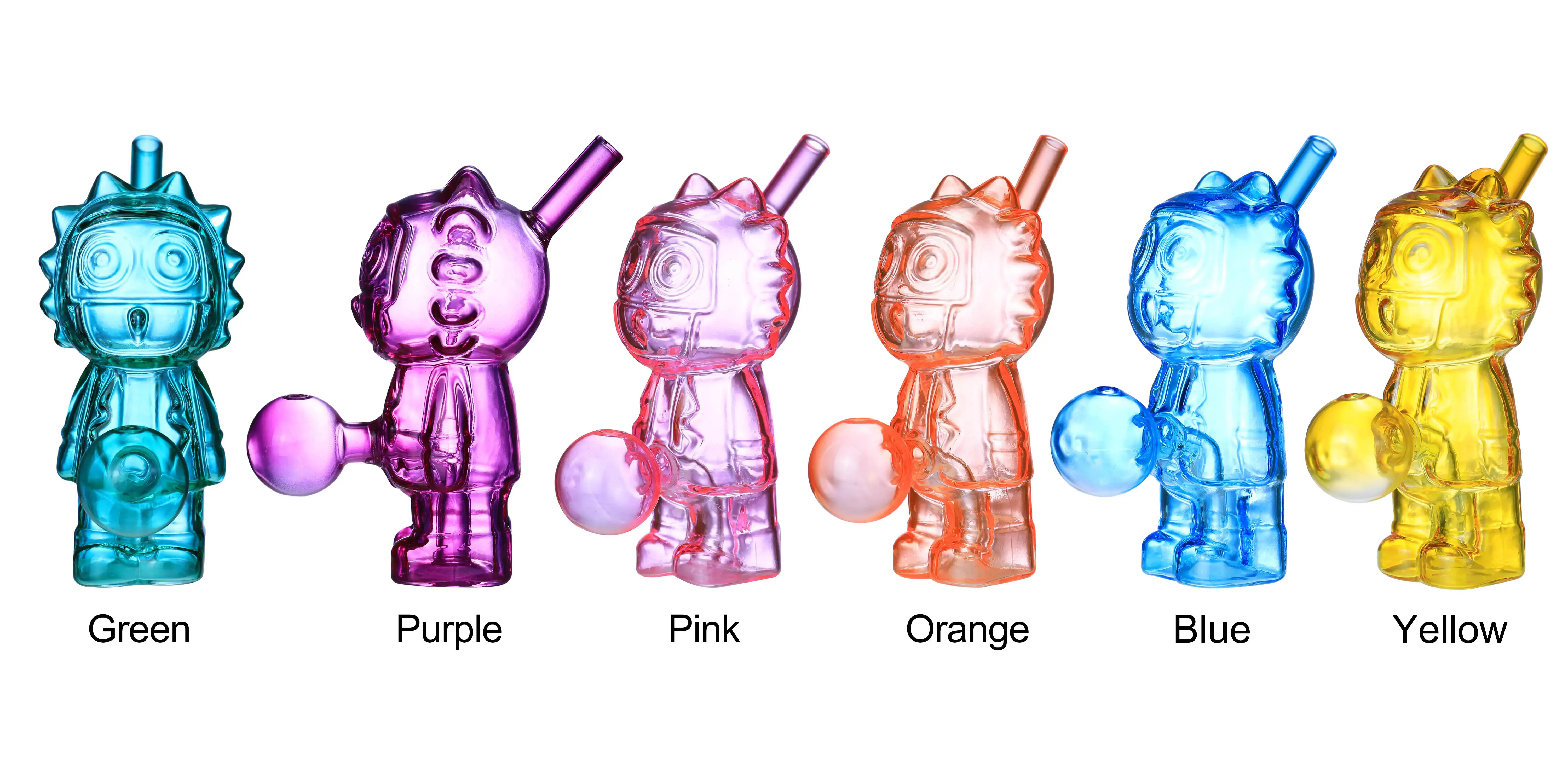 [T-1388-02] Clover Oil Burner Water Pipe Mix Color (YG-755)