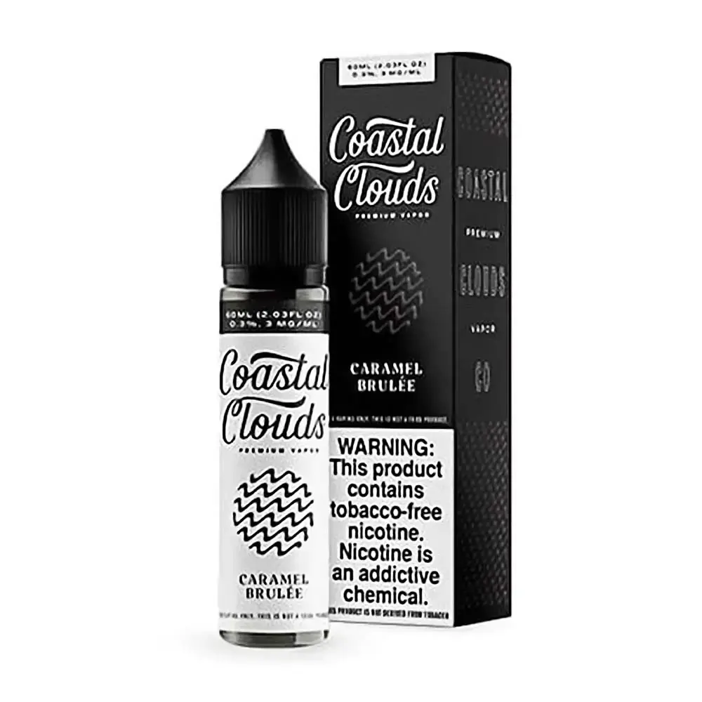 [Q-1630-04] COASTAL CLOUDS 60ML (0mg, Caramel Brulee)